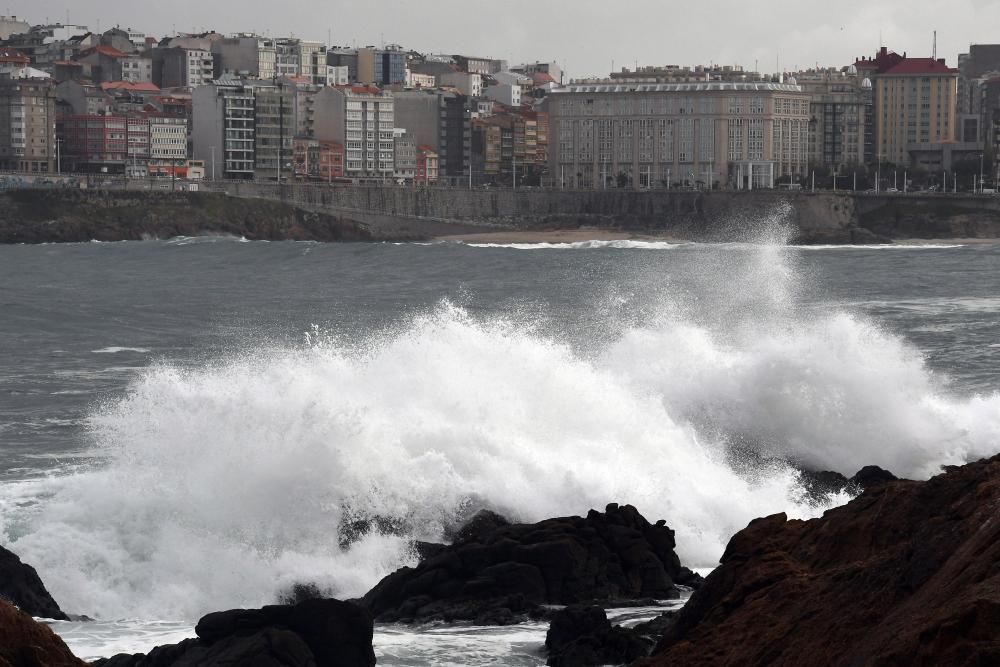 Temporal costero en A Coruña