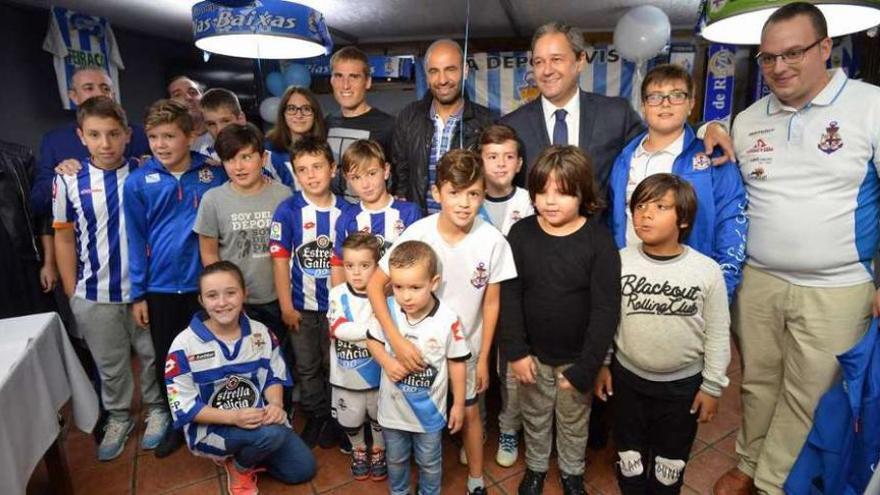 Inaugurada la peña deportivista Rías Baixas