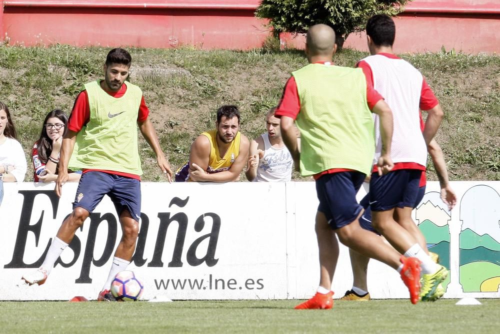 Entrenamiento del Sporting