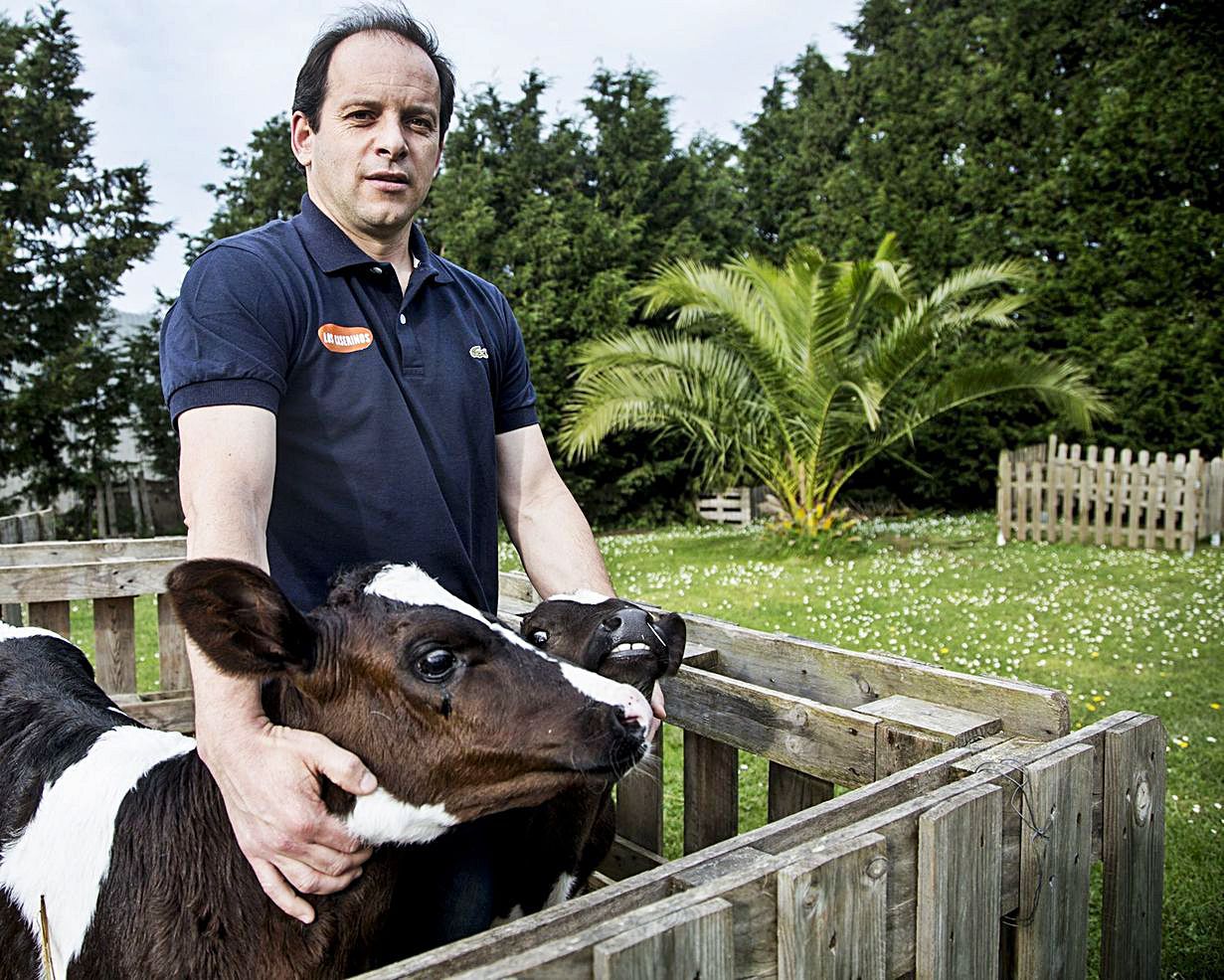 Alberto Amandi, en su granja. | Irma Collín