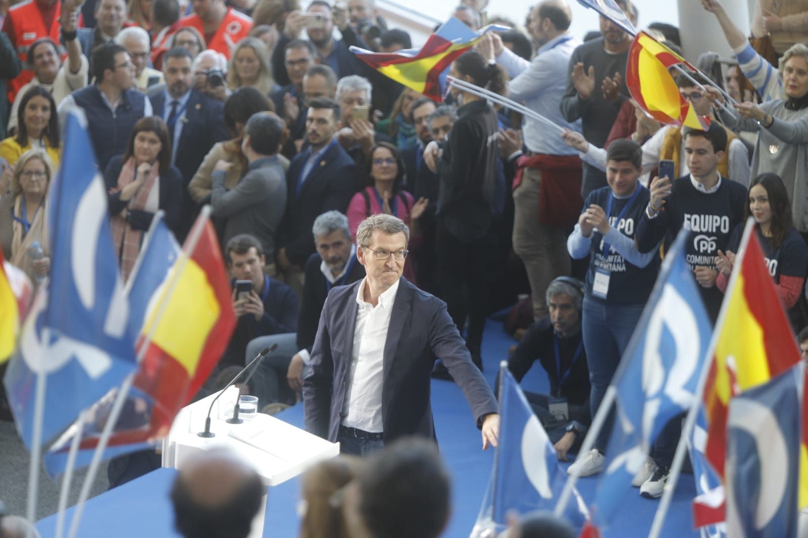 Clausura de la intermunicipal del PP en València