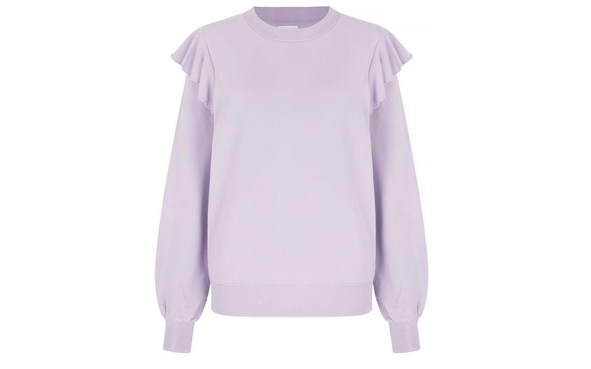 Sudadera en color 'very peri' de The Drop