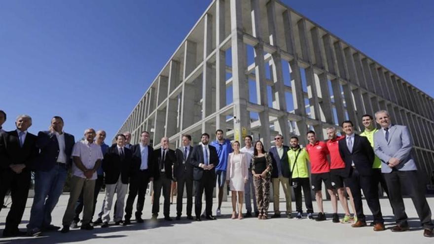 López Miras, Gil y Martínez-Cachá conocieron ayer las nuevas instalaciones.