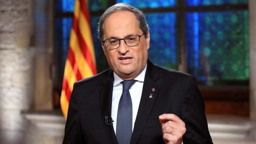 El presidente de la Generalitat, Quim Torra