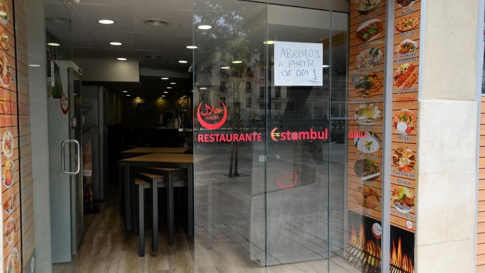 Ambiente en el Centro de Málaga y preparativos.