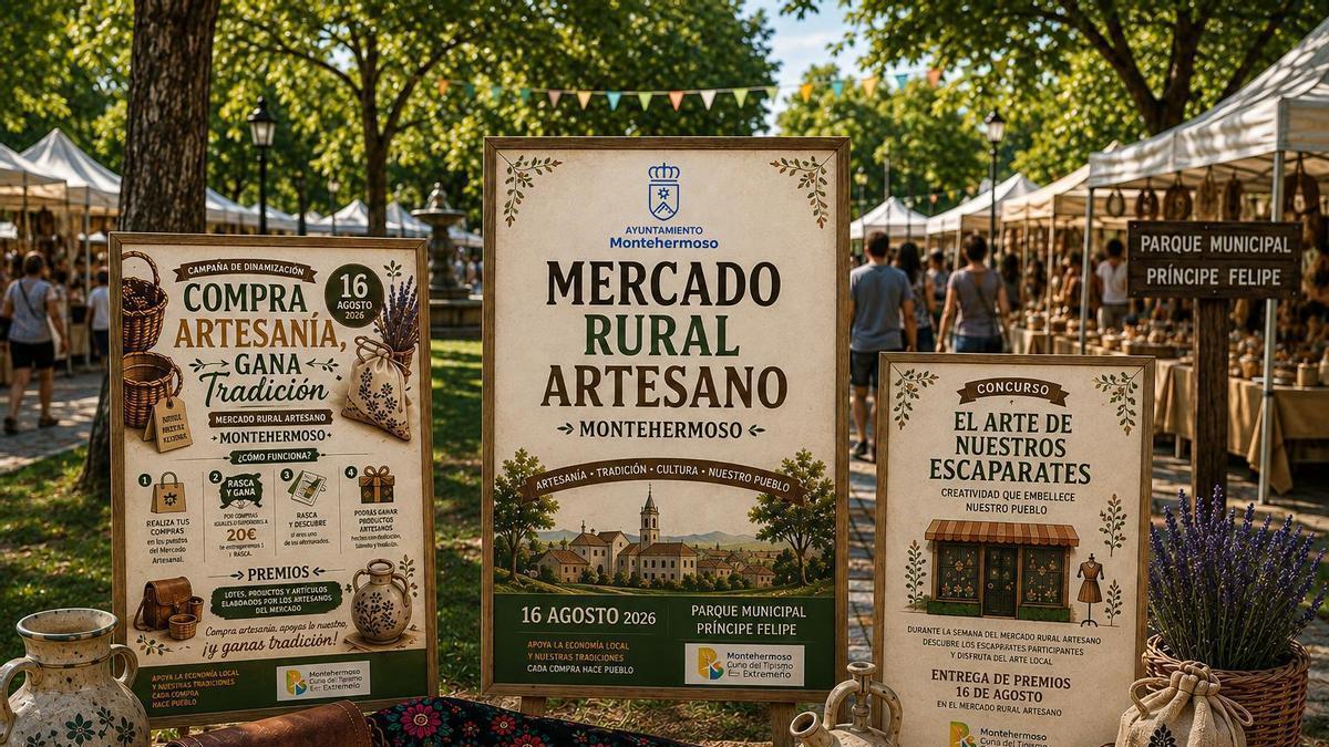 Mercado rural artesano en una edición anterior.
