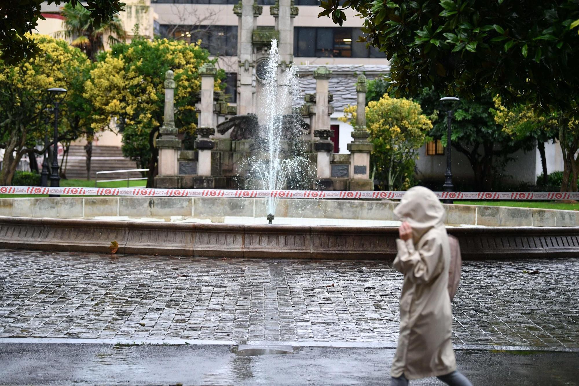 Borrasca Kirk: el paso del temporal por A Coruña