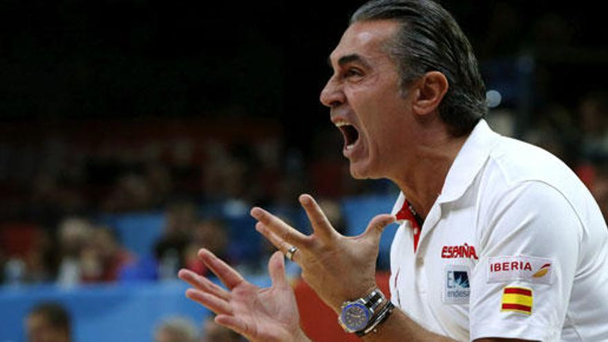 El entrenador de la selección española, Sergio Scariolo