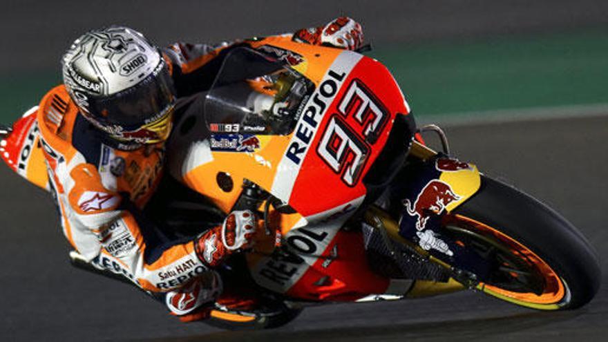 Marc Márquez, en el circuito de Losail.