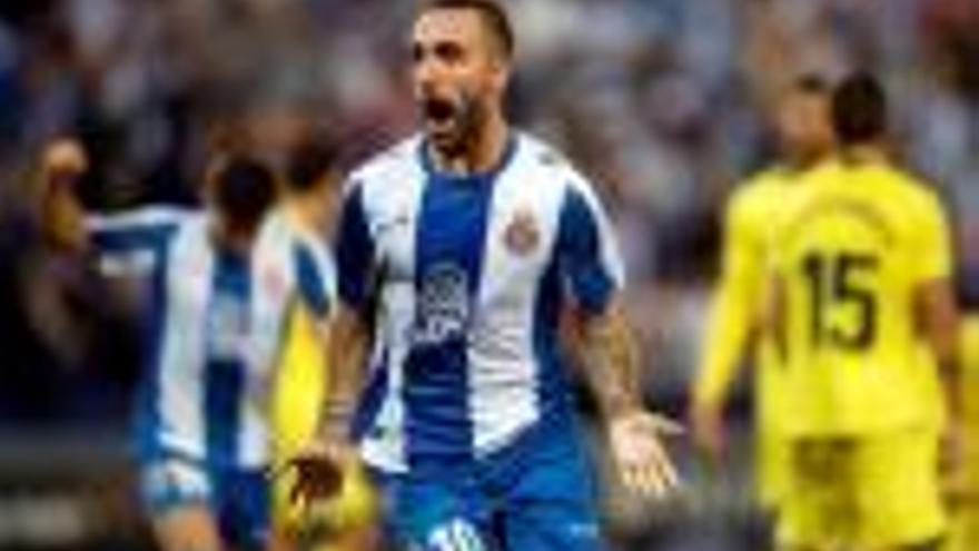 Sergi Darder celebra amb emoció el gol que suposava el 2-1.