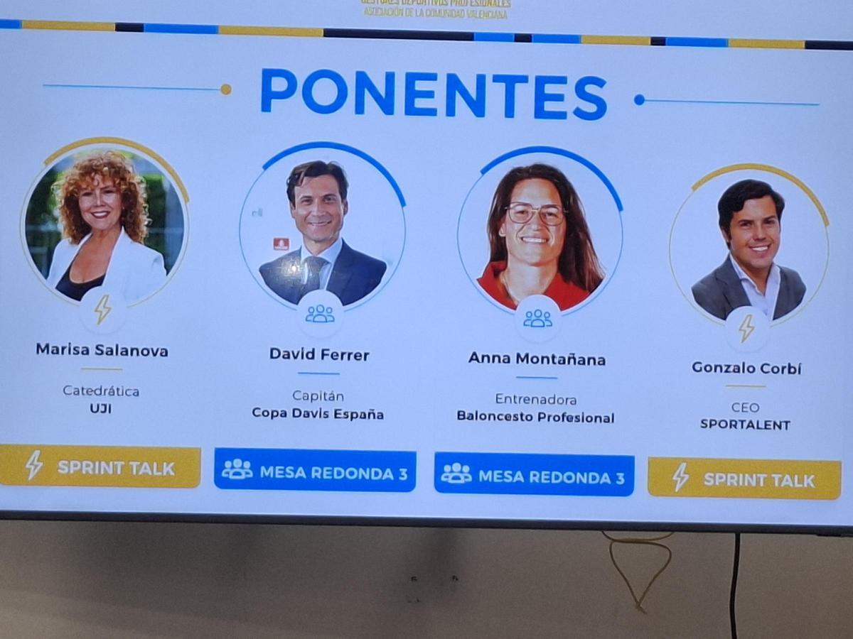 Charlas rápidas y mesa redonda.