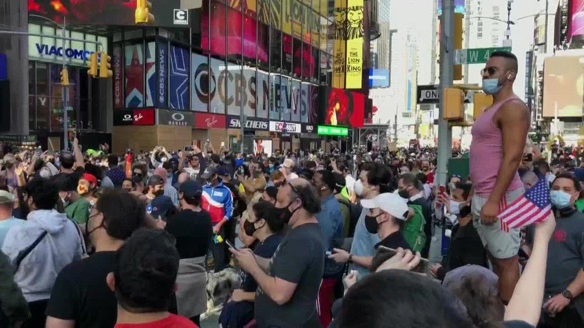 Nueva York celebra en las calles la victoria de Joe Biden sobre Donald Trump