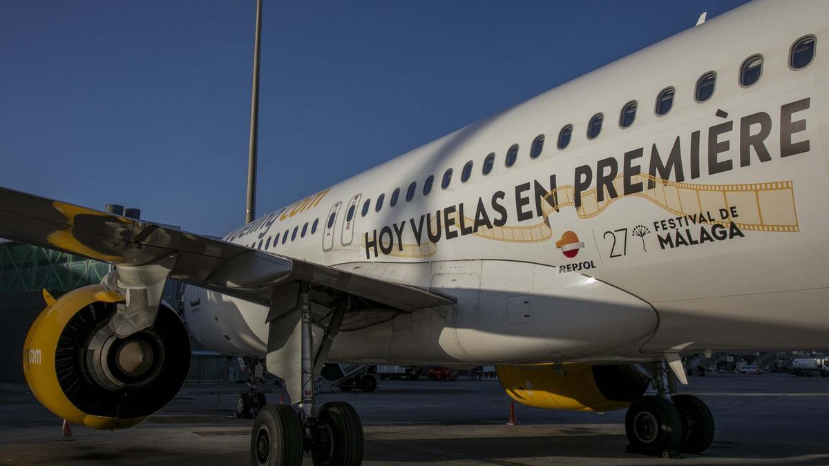 Aterriza en Málaga el primer vuelo sostenible.