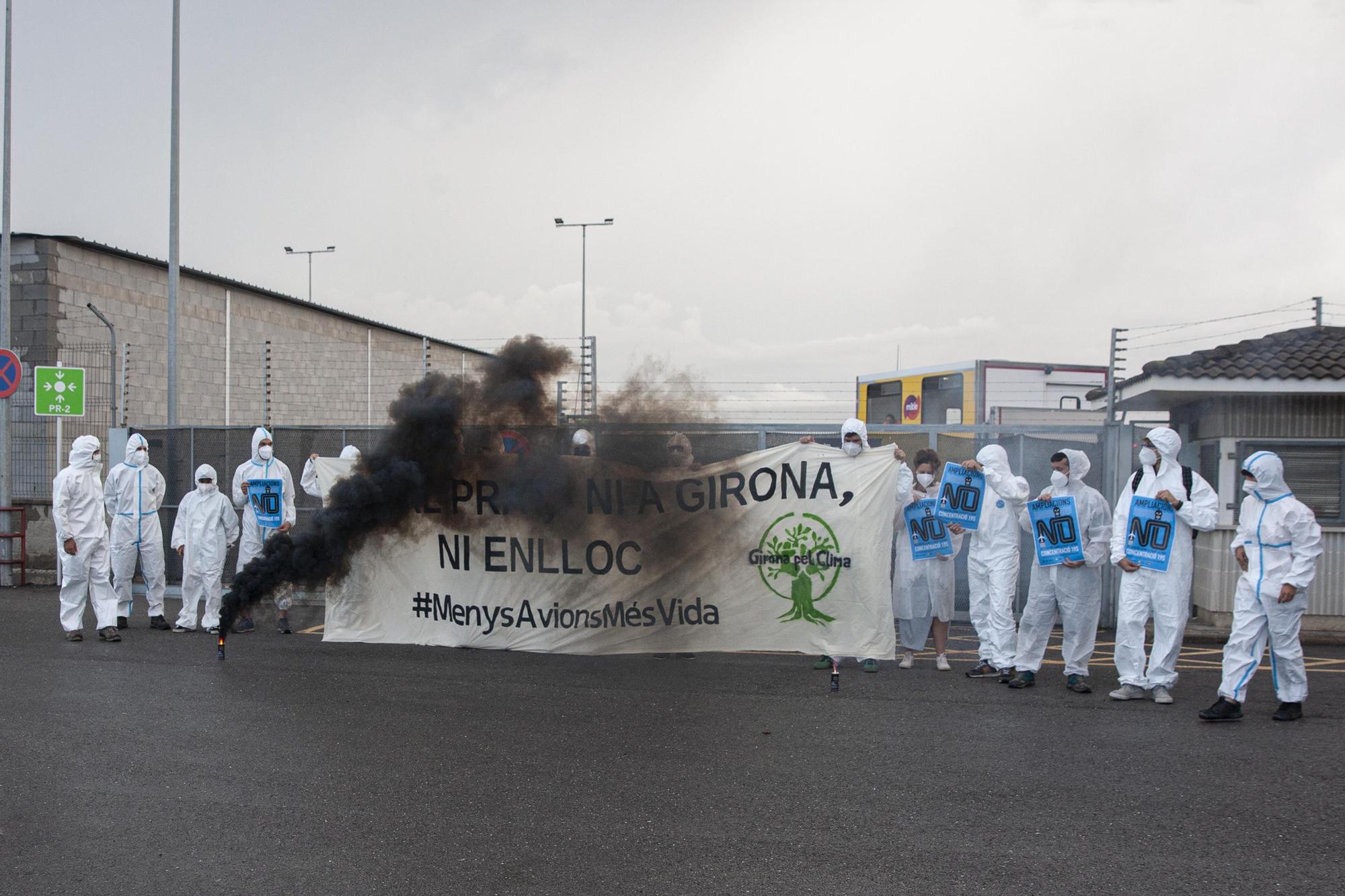 Protesta ecologista a Vilobí d’Onyar