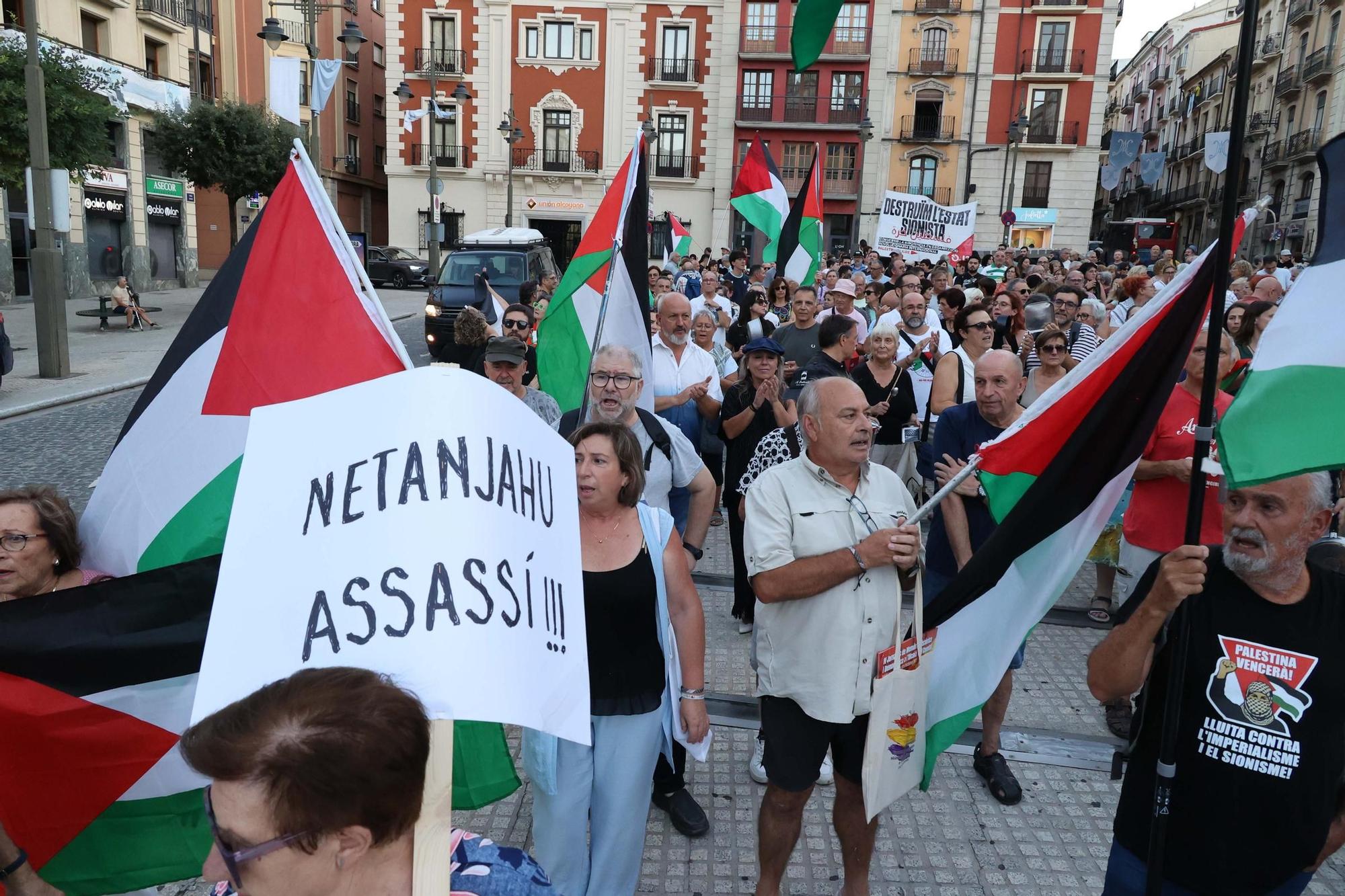 Concentración en Alcoy contra el genocidio en Gaza