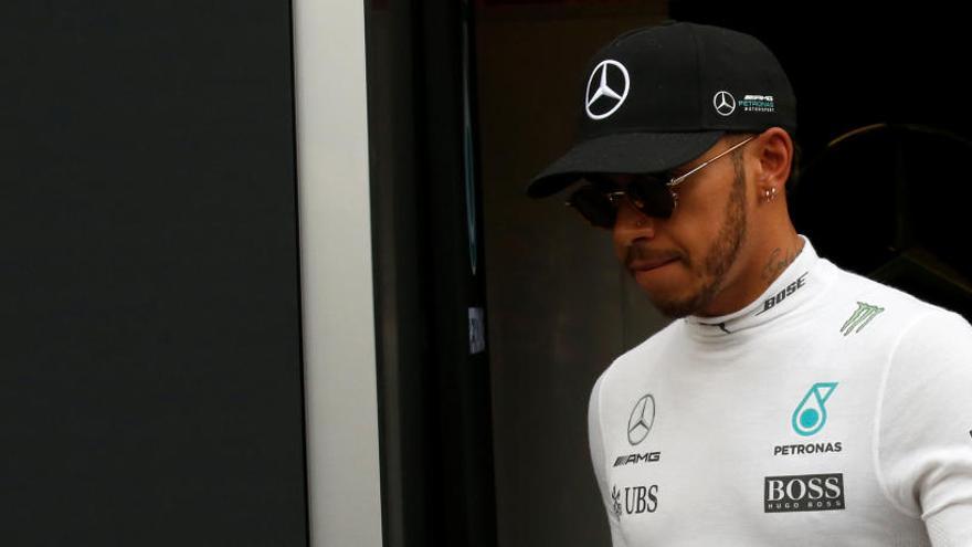 Hamilton no volverá a rodar hoy en Montmeló