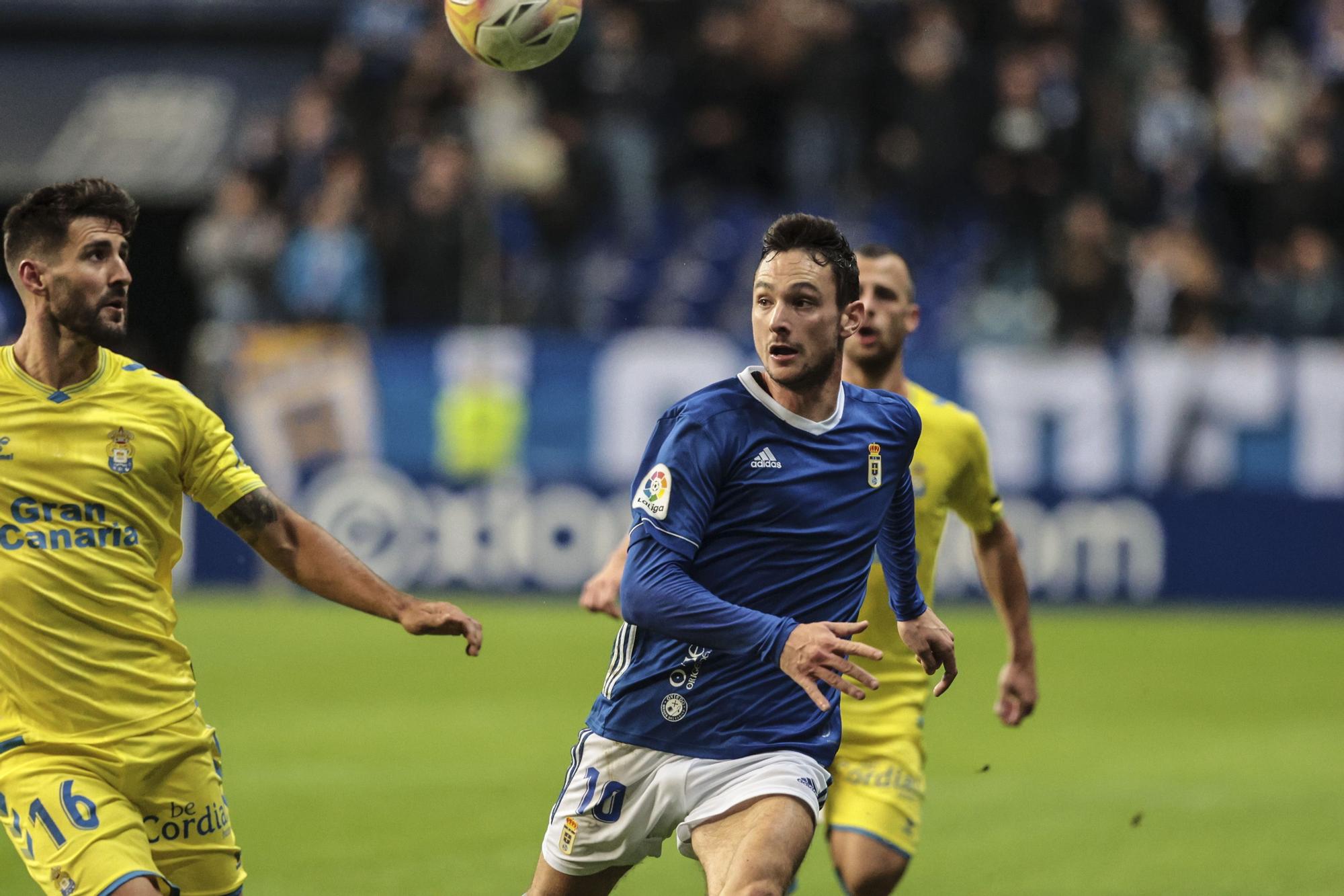 En imágenes: así fue el empate entre el Real Oviedo y Las Palmas