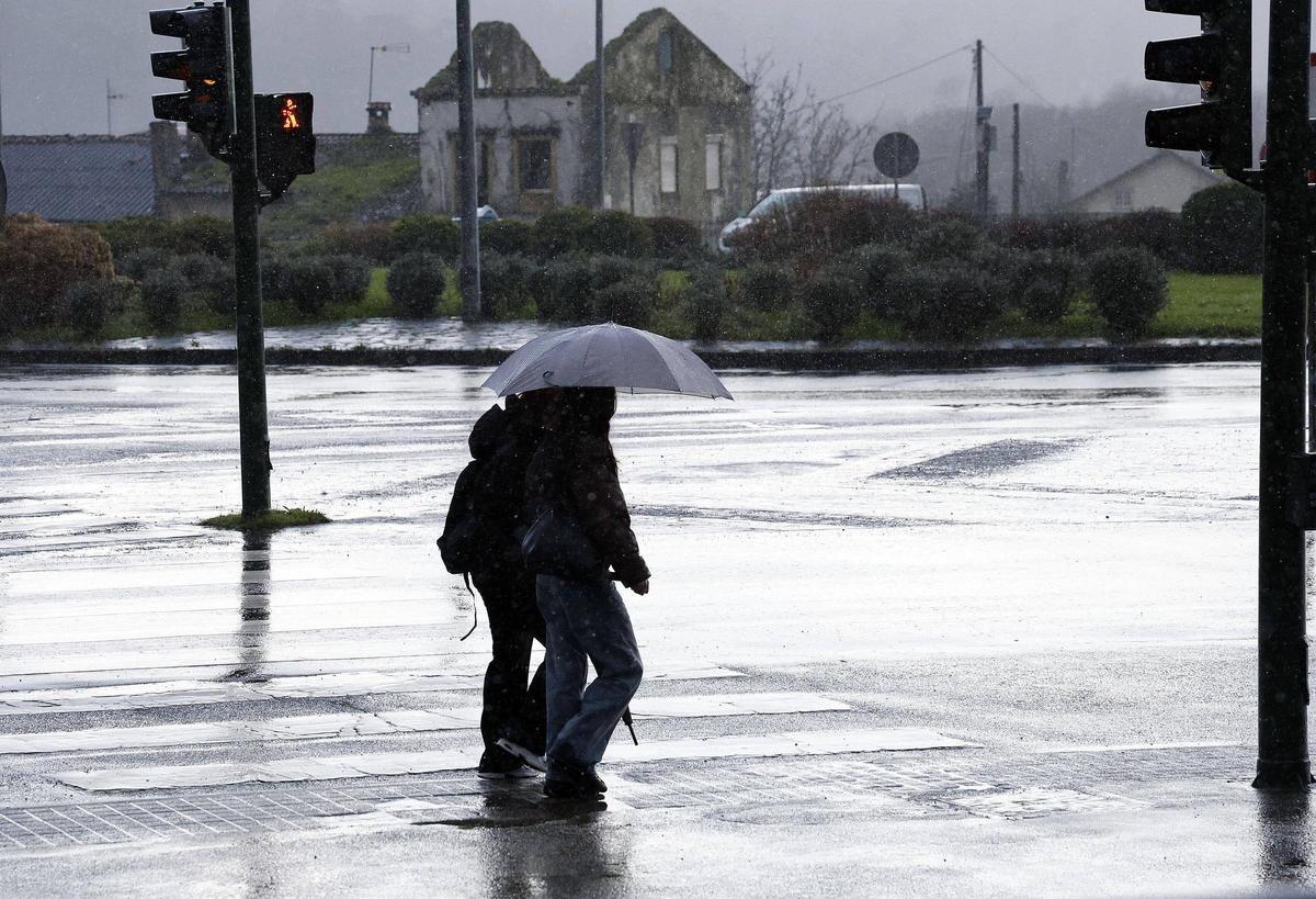 Santiago ha vuelto a registrar este sábado una jornada de abundantes lluvias