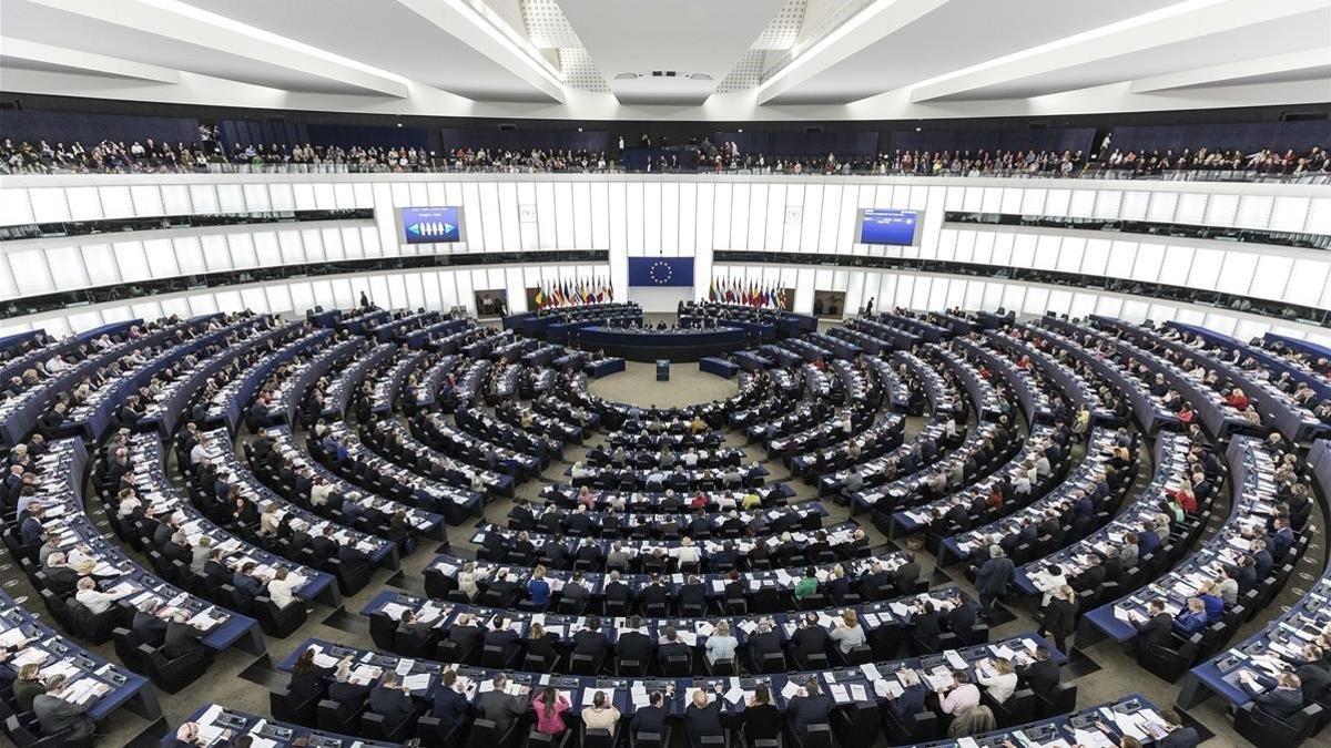 El Parlamento Europeo, durante una sesión plenaria en Estrasburgo.