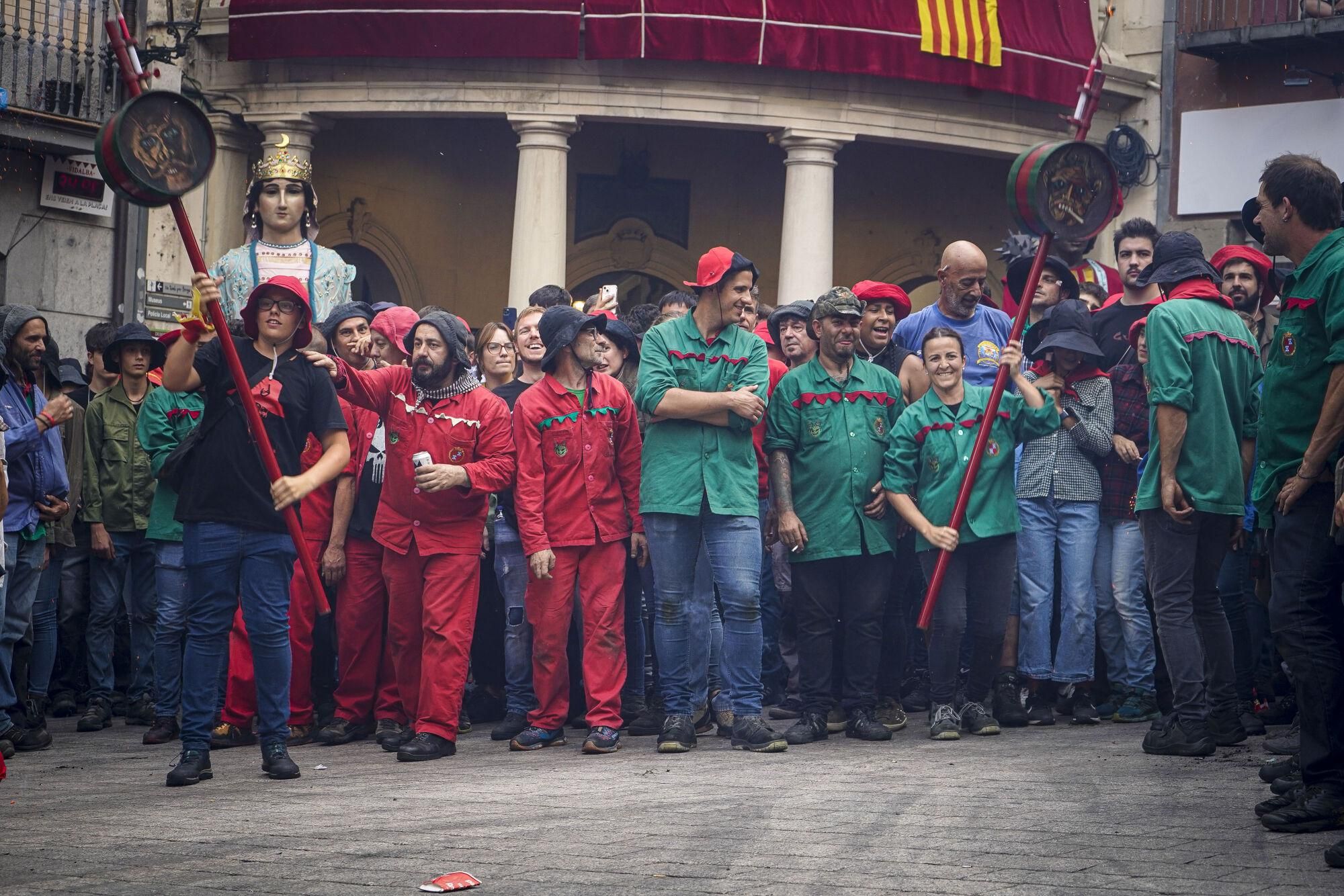 Així s'ha viscut el passacarrers de Patum de dissabte