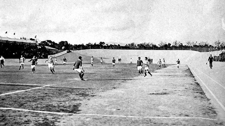 Das Velodrom war Anfang des 20. Jahrhunderts der einzige Fußballplatz Mallorcas.