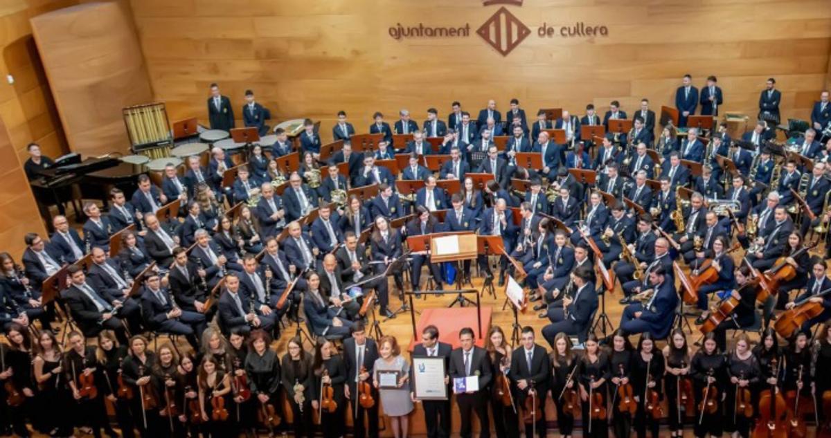 La Banda Sinfónica Santa Cecilia de Cullera, en una imagen de archivo.