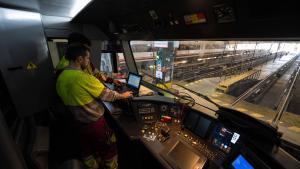 Visita a los talleres de Renfe en Sant Andreu Comtal