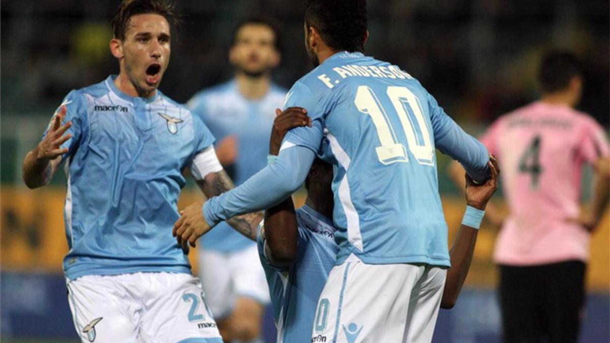 Felipe Anderson marcó el tercer gol de Lazio