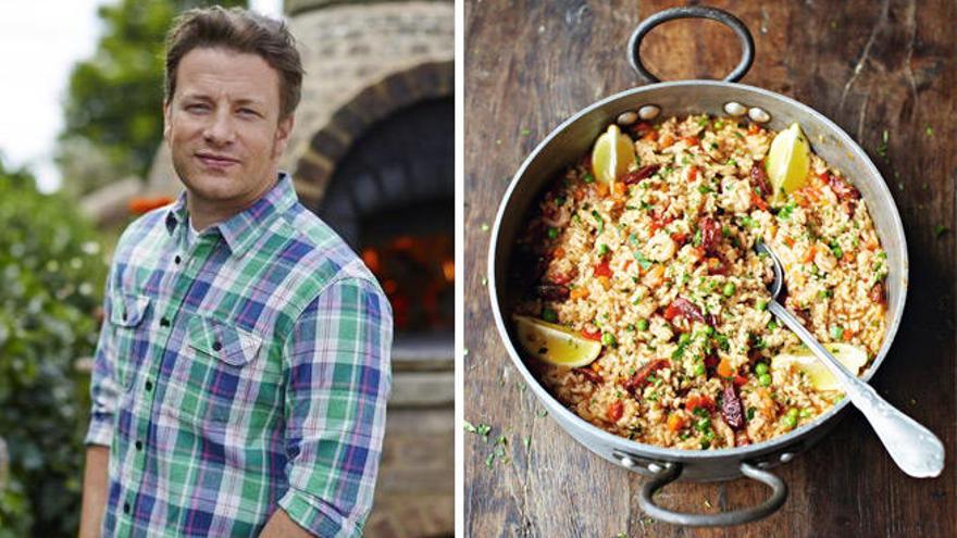 Jamie Oliver y su polémica paella.