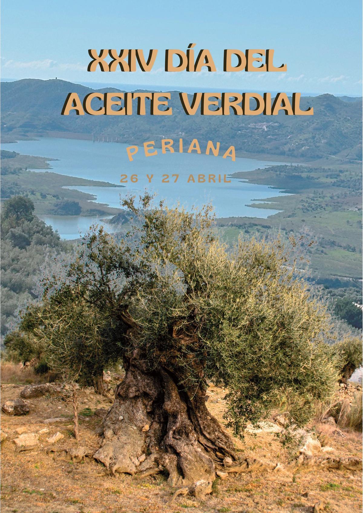 Cartel de la XXIV edición del Día del Aceite Verdial de Periana
