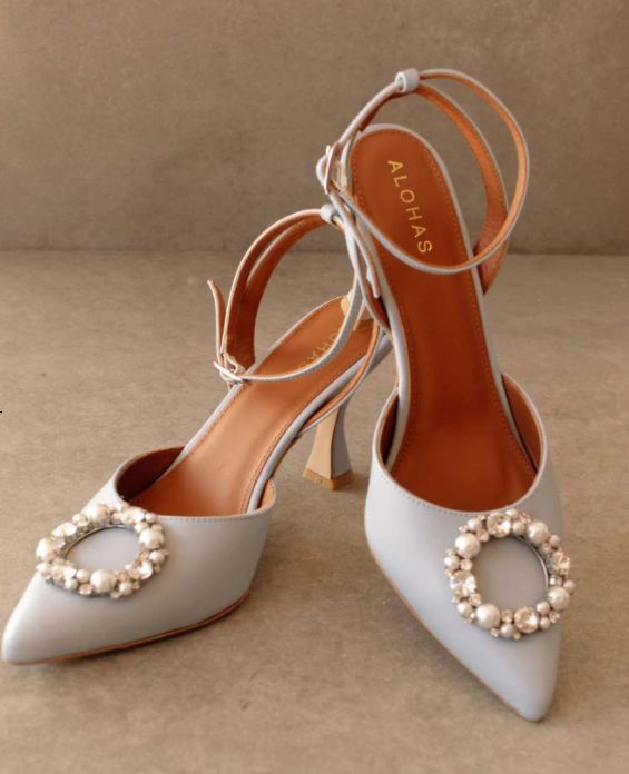 Sandalias azules Cinderella Crystal Baby de Alohas