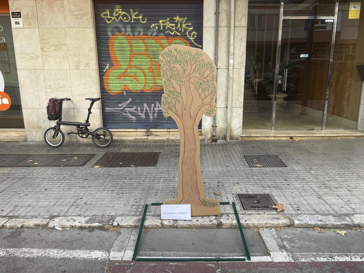 Acción simbólica en Pere Garau.