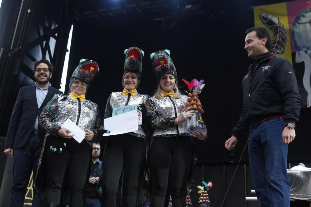 Entrega de premios del Antroxu de Gijón