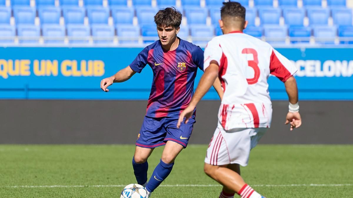 Guillem Víctor is a very offensive full-back