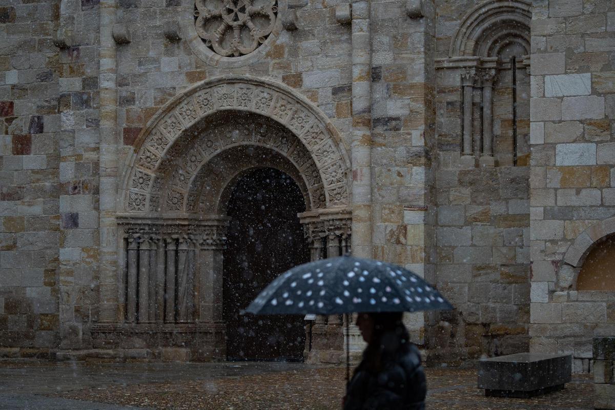 Nieve en Zamora