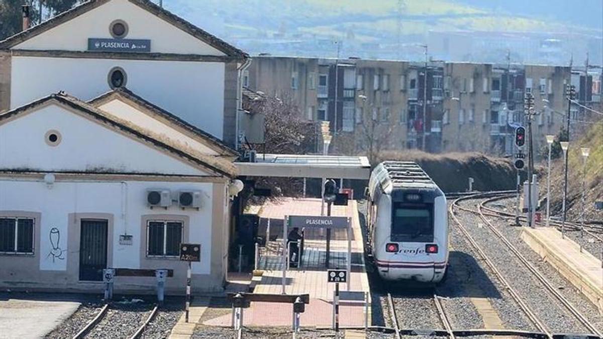 Imagen de archivo de la estación de tren de Plasencia.