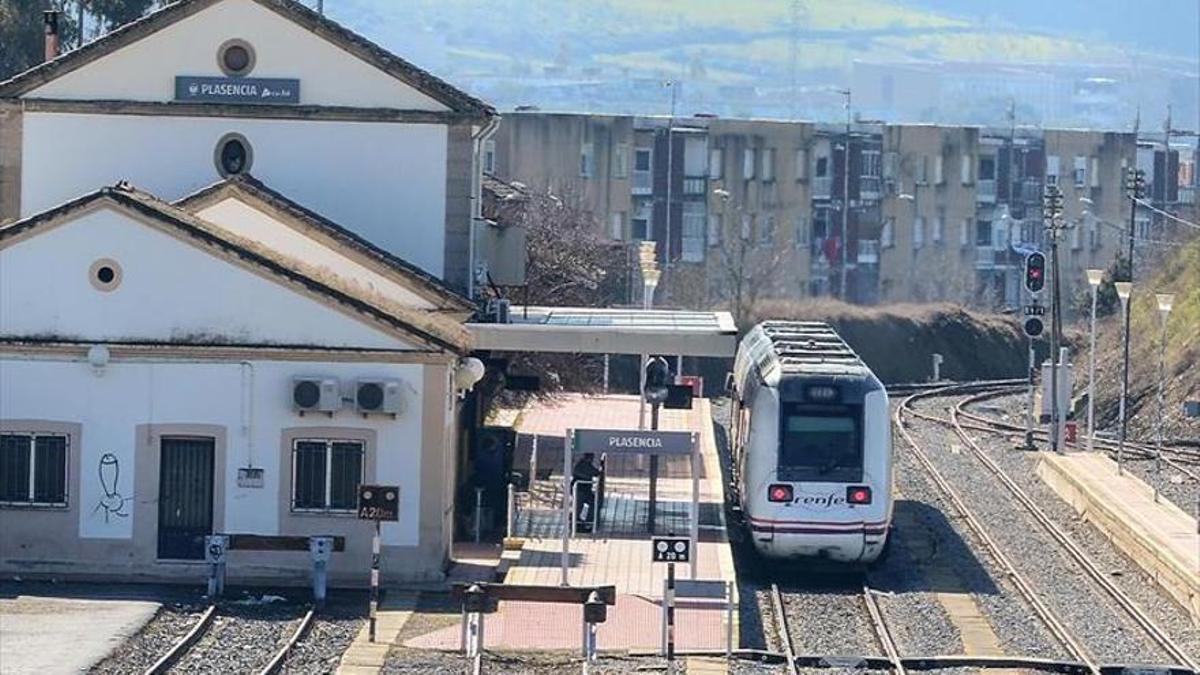 Imagen de archivo de la estación de tren de Plasencia.