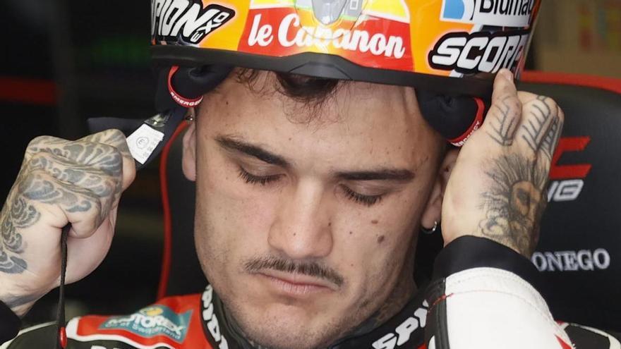 Arón Canet se pierde Jerez tras su fuerte caída y será operado este sábado en Barcelona