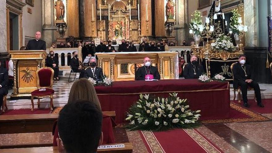 La diócesis inicia en la Vall una Semana Santa de mínimos