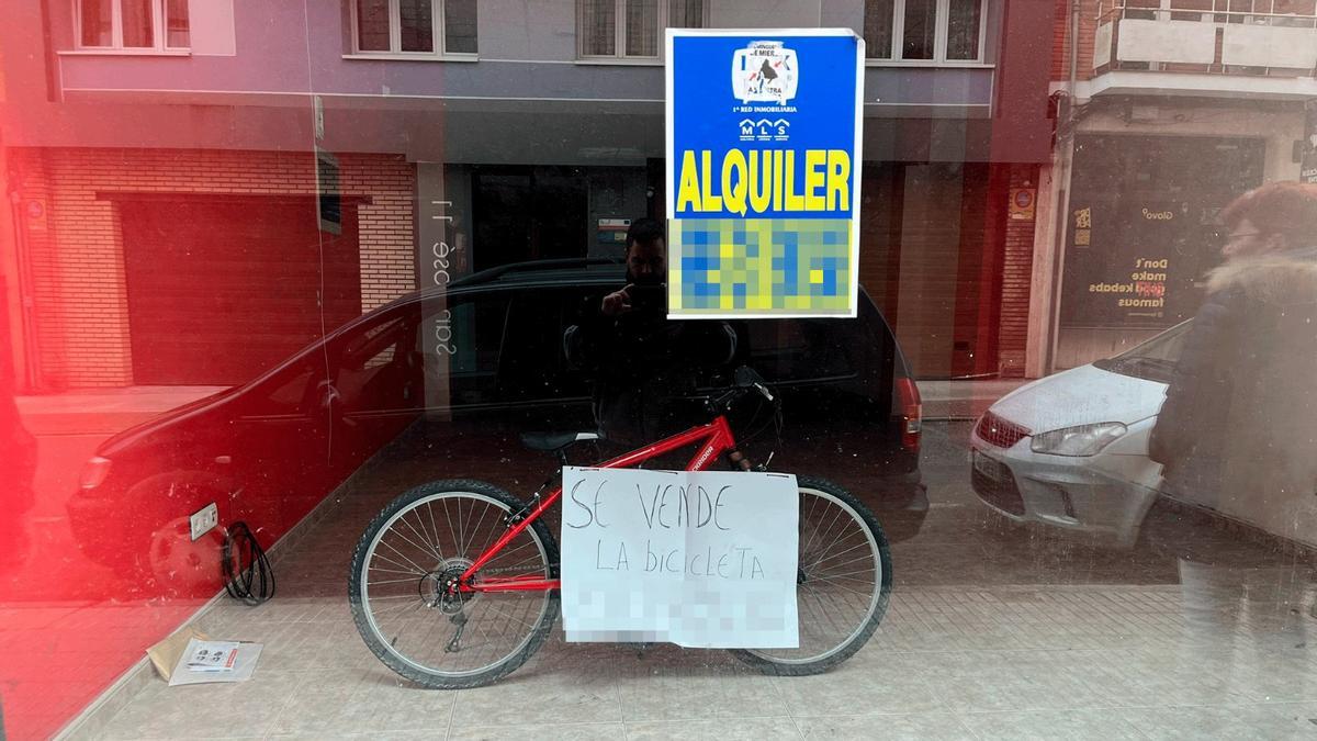 El escaparate en cuestión