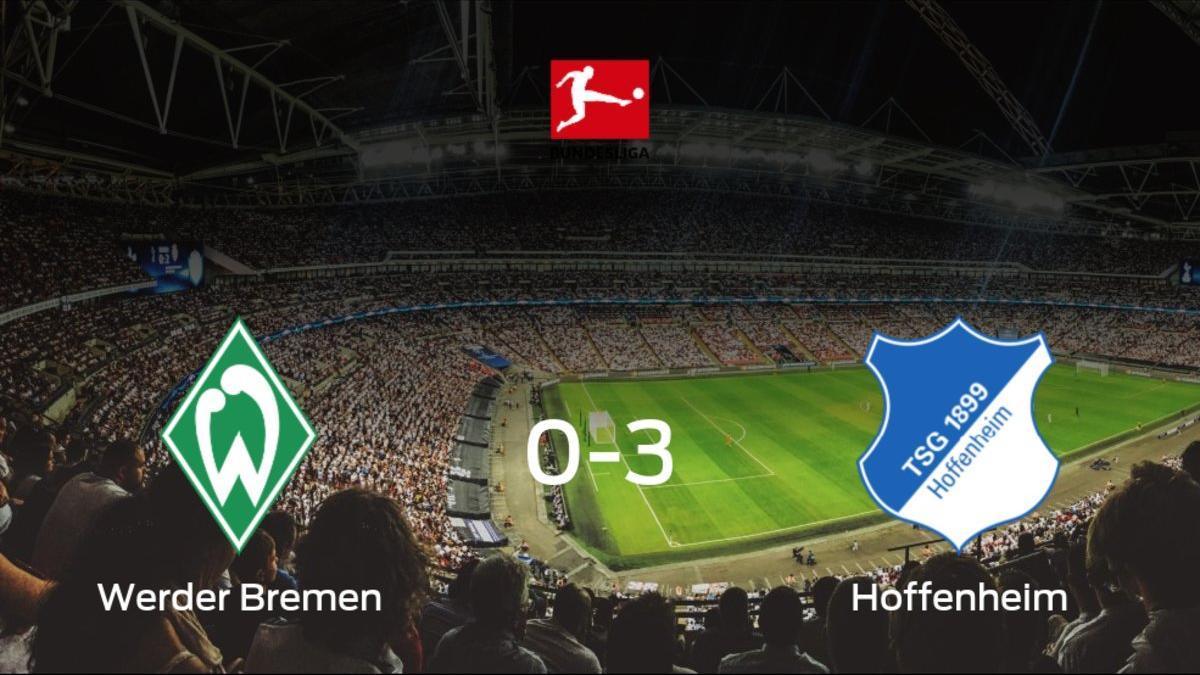 Sólido triunfo para el equipo de Sinsheim: Werder Bremen 0-3 Hoffenheim