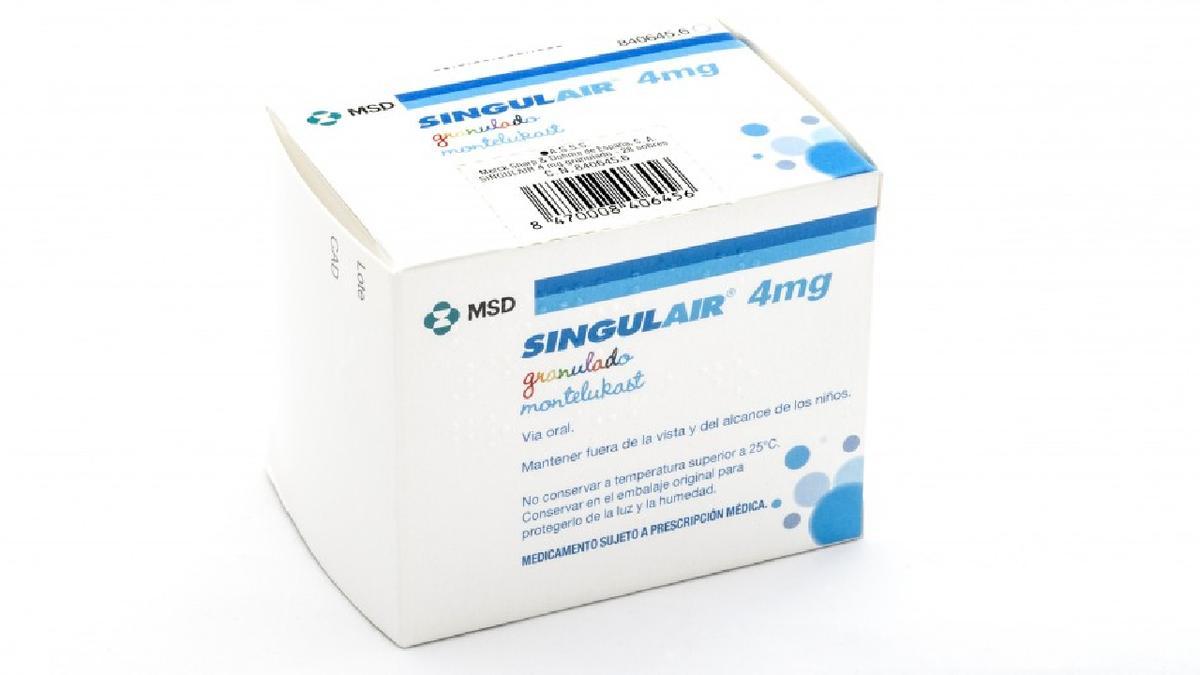 Singulair 4mg granulado.