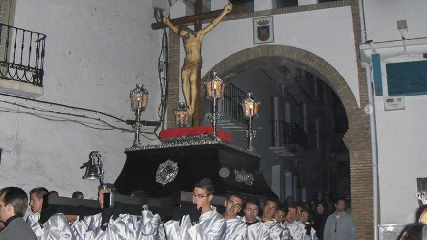 Vía Crucis de Alozaina el Miércoles Santo.