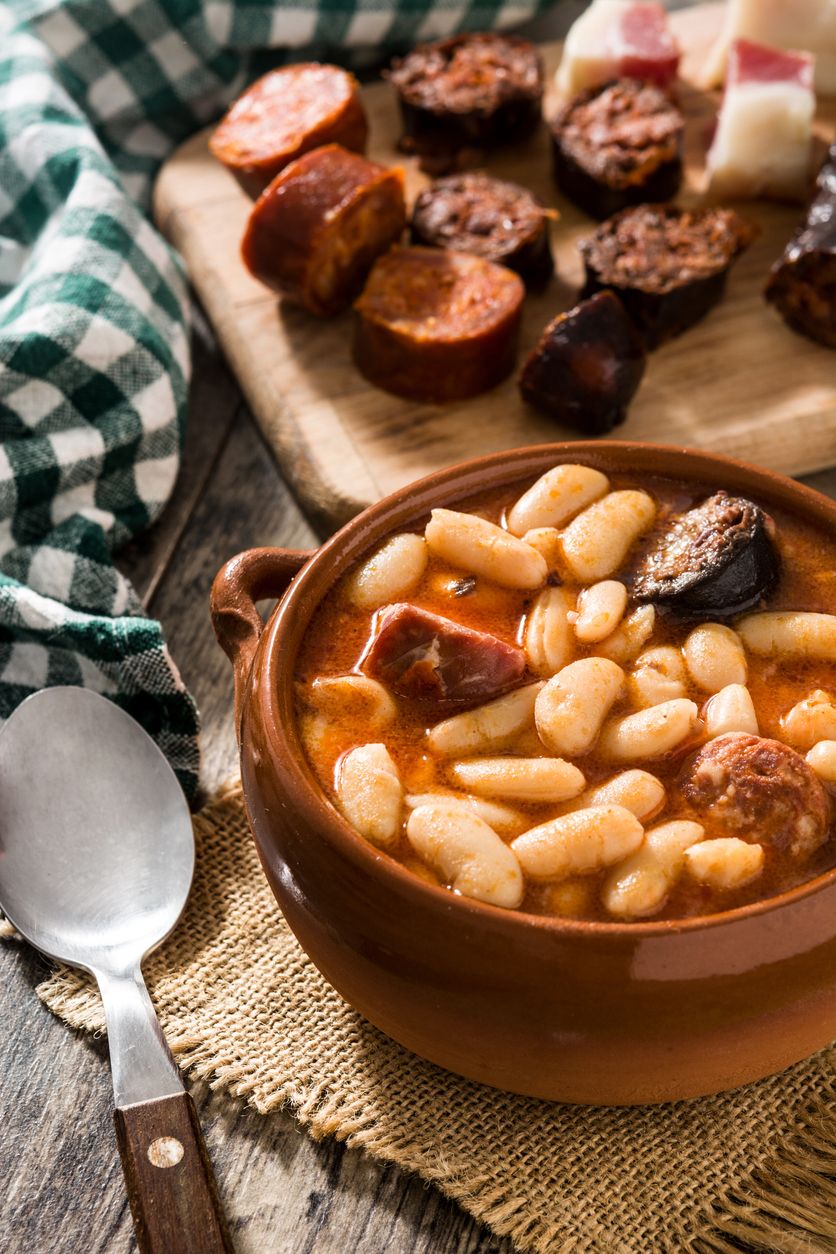 La fabada asturiana es contundente pero deliciosa.