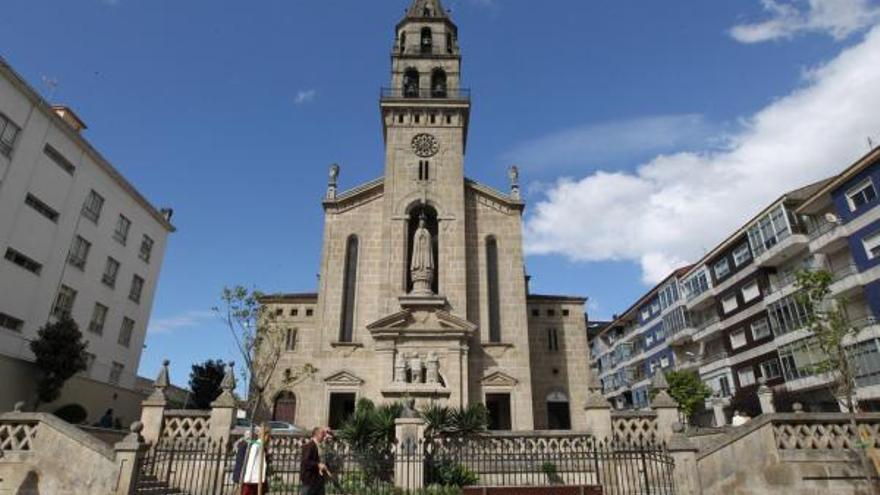 Iglesia de Fátima, en el barrio de O Couto.