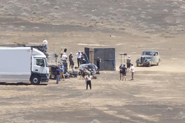 FUERTEVENTURA - BRAD PÌTT RODANDO UNA ESCENA DE LA PELICULA �?Allied�? - 24-05-16 - FOTO: GABRIEL FUSELLI