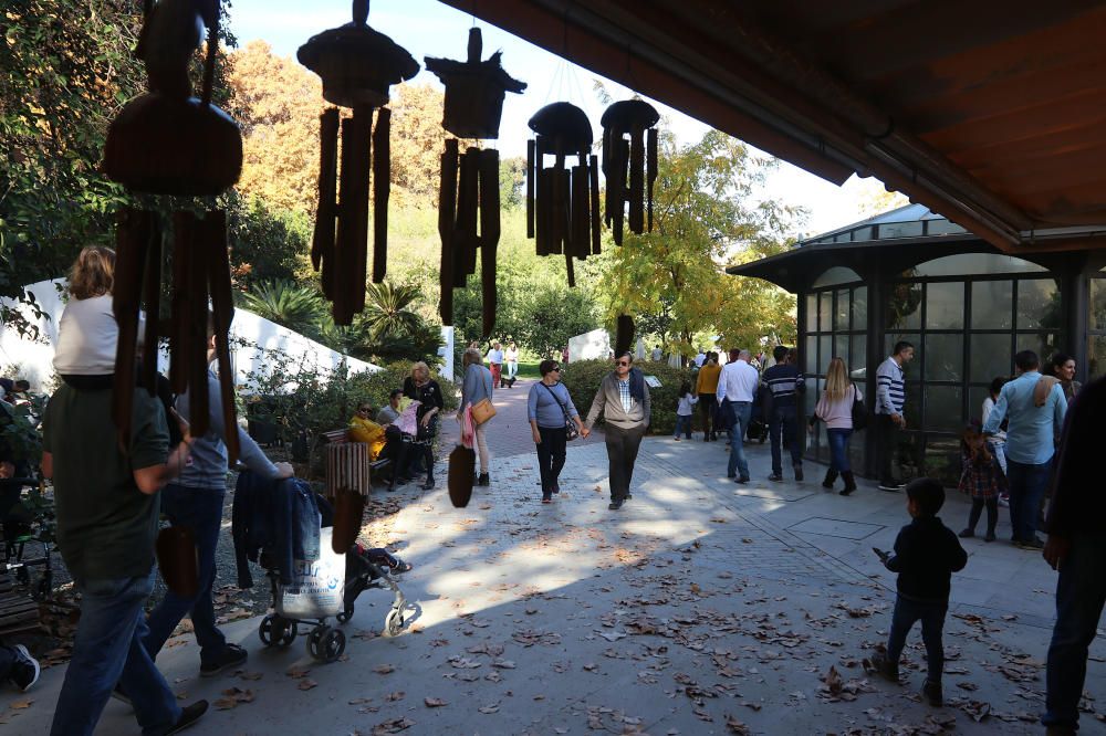 Afluencia masiva de público al botánico con motivo del mercado navideño que ofrecía, además, la posibilidad de visitar de forma gratuita, los jardines