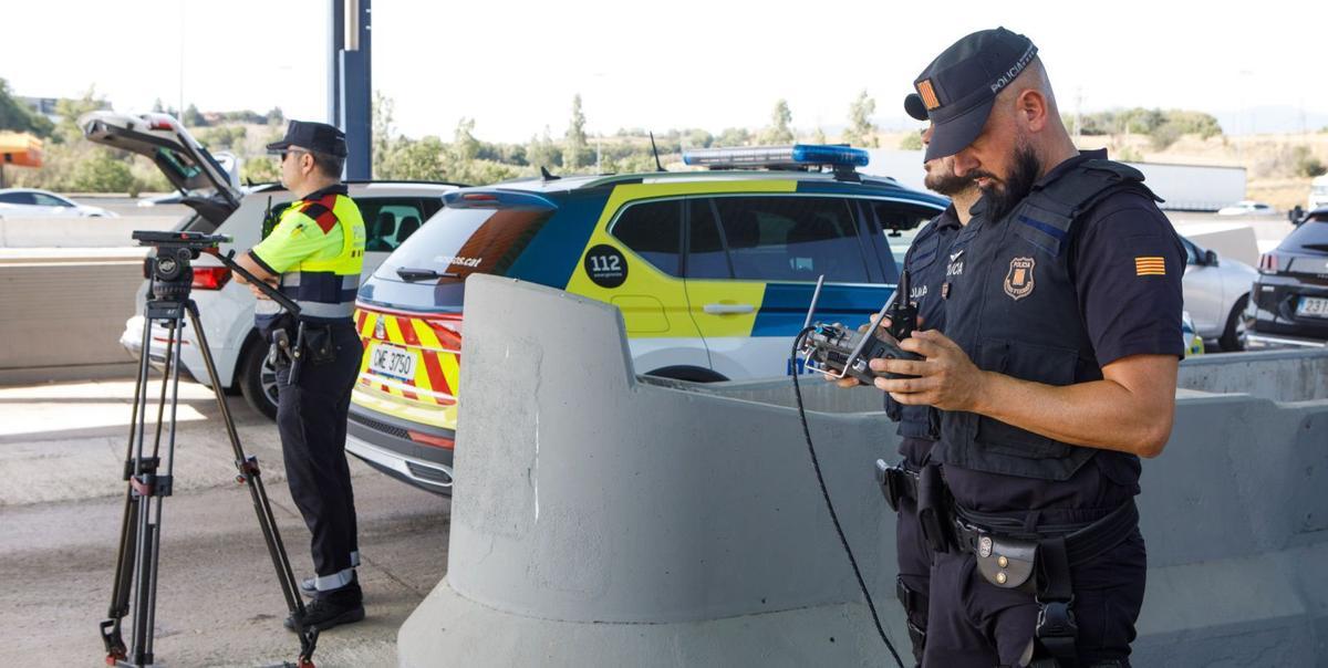 1.200 denúncies en el primer macrocontrol dels Mossos