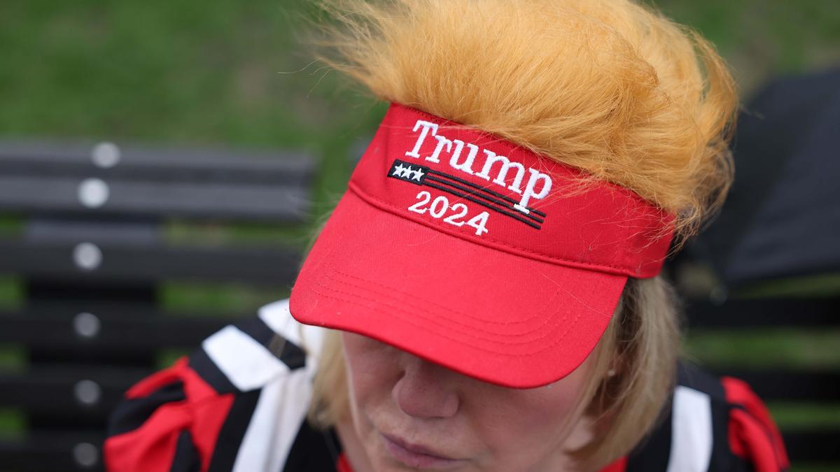 Donald Trump y Melania Trump, en su segunda visita de estado al Reino Unido.