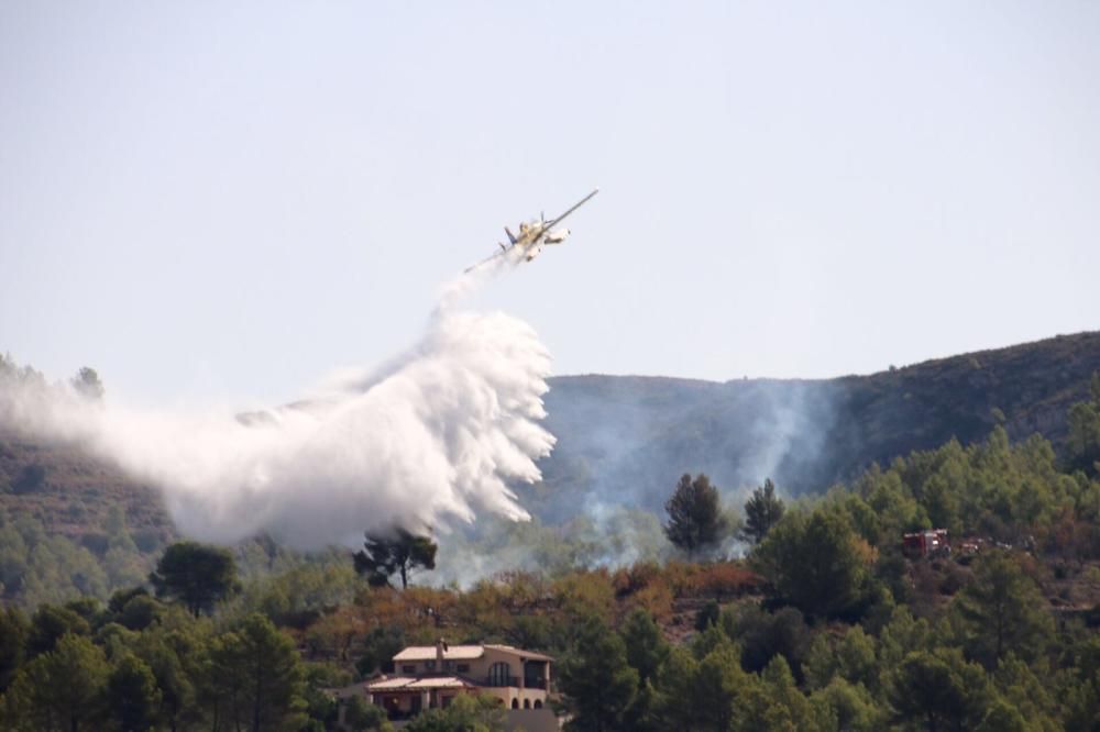 Declarado un incendio en Llíber